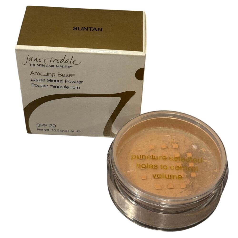 Jane Iredale Amazing Base Loose Mineral Powder SPF 20 – Suntan – Medium Neutral